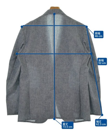 BEAMS HEART Tailored Jackets Navy 50(Approx. XL) 2200618828043 - Picture 6 of 6