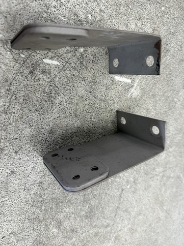 1967-1972 Chevy GMC Pickup truck Factory Bed Toolbox Door Mounting Brackets - Picture 4 of 5