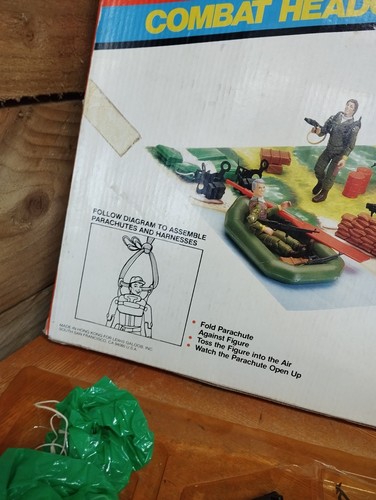 ORIGINAL Vintage Boxed 1983 Galoob A-Team Combat Headquarters Set - RARE 80s Toy - Picture 12 of 21