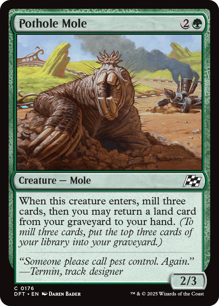 Pothole Mole - Aetherdrift DFT - 176 - NM - MTG