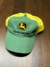 John Deere green  yellow adjustable hat, Size Youth
