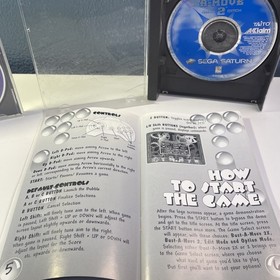 SEGA SATURN Bust-A-Move 2 Arcade Edition With Manual 1996 & Virtua Fighter 2 Lot