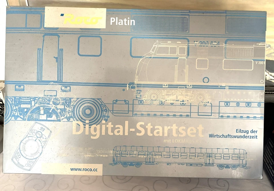 Roco 41250 DC Start Set „Platin“ Sound DIGITAL Nahverkehrszug Epoche 3 H0 - Bild 3 von 4
