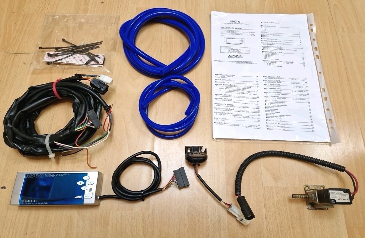APEXI AVCR AVC-R SILVER BOOST CONTROLLER INSTRUCTIONS MANUAL APEXI AVCR AVC-R SILVER BOOST CONTROLLER INSTRUCTIONS MANUAL
