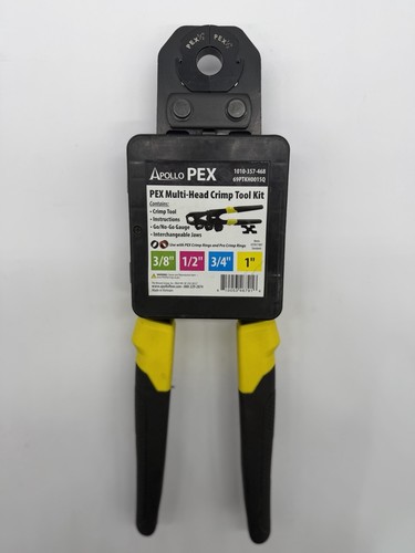Apollo 69PTKH0015Q 3/8โ-1โ Multi-Head PEX-B Crimp Tool Kit Complete