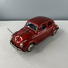 Vintage 10" "Bump N Go" Tin Litho Red VW Beetle Made in Japan Does Not Work