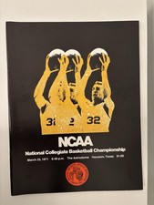 1971 NCAA National Collegiate Basketball  Championship 33rd Houston TX Program