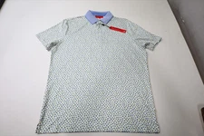 NEW Redvanly Golf Polo Mens Size Medium Bright White/Black 694A 01280643