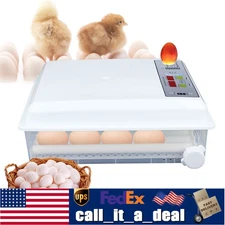For Hatching Chicken Farm Egg Incubator 64 Eggs Fully Digital Automatic Hatcher