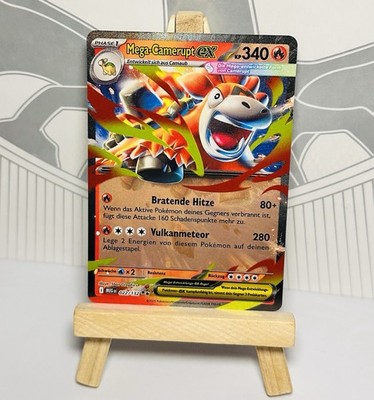 Pokemon Karte Mega Camerupt ex 022 132 Mega Entwicklung Deutsch Rare Holo