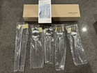 New and unopened rare vintage Georg Jensen Prism Stainless Flatware 5pc set