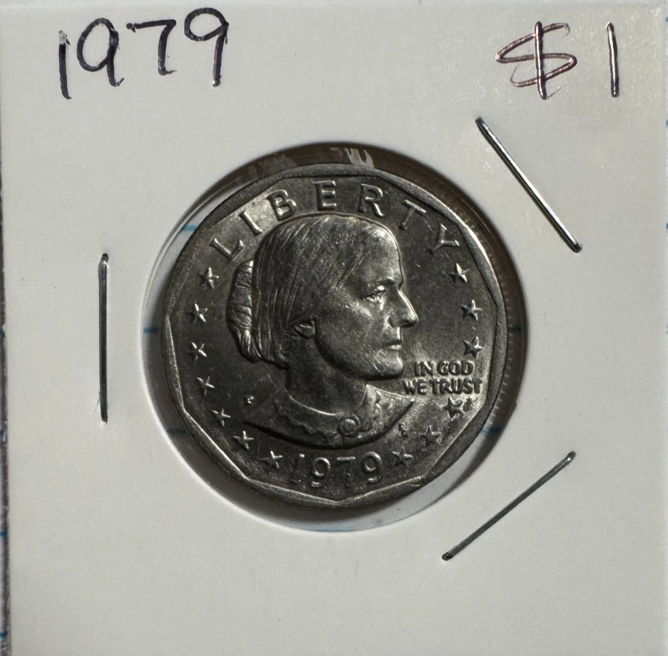 25+ Grade P 1 1979 Susan B Anthony Dollars (1979-1981, 1999) for