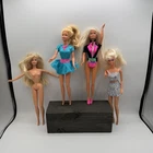 Vintage Barbie Dolls Lot Of 4 1990's Mattel W/ Clothing Accessories TLC