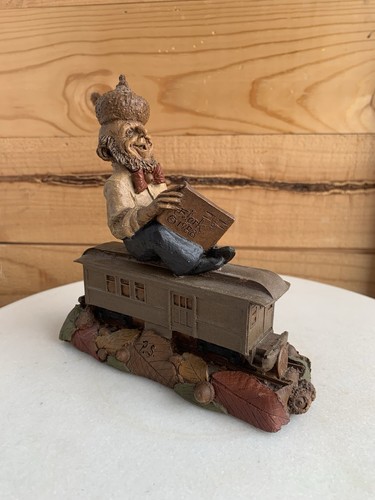 Tom Clark Train Gnome "PS" - vintage cast resin railroad art #69 5042 - Picture 9 of 11