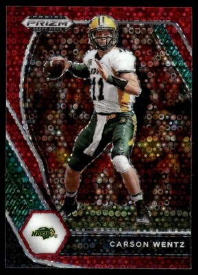 Carson Wentz 2021 Panini Prizm D/P Collegiate #13 North Dakota State Bison