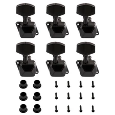 Metallor Semiclosed Tuners Guitar Machine Heads Tuners Tuning Pegs 3R3L