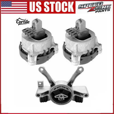 Front Engine Mounts & Rear Auto Trans Mount 3PCS Set For BWM X3 24-19 2.0L; RWD