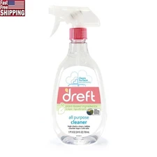 Hypoallergenic Plant-Based All Purpose Cleaner Baby Safe Multi-Surface 24oz New