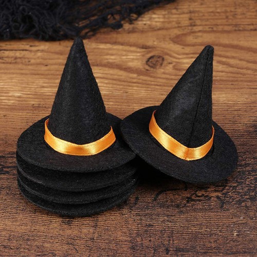 8 Piezas Sombrero de Bruja Precioso Pequeño Portátil Mini Niño Pequeño Muñeca Adorable - Imagen 6 de 12