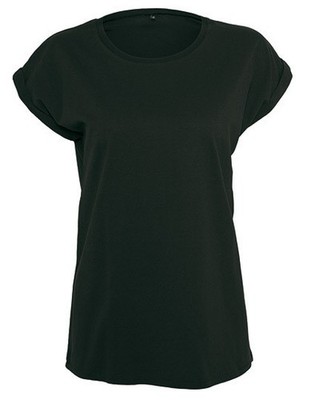 BY138 Build Your Brand| Damen Shirt, Organic Extended Shoulder Tee Größe XXL NEU