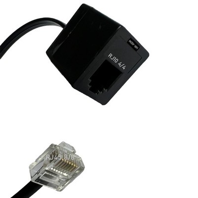 Adapterkabel Savi Konverter 4-polig Buchse auf 8-poligen Stecker RJ45