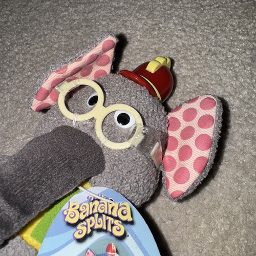 Banana Splits Snorky Elephant Vintage Plush Soft Toy Hanna Barbera Golden Bear - Picture 2 of 7