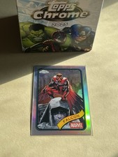 2025 Topps Chrome Marvel Falcon Refractor #80