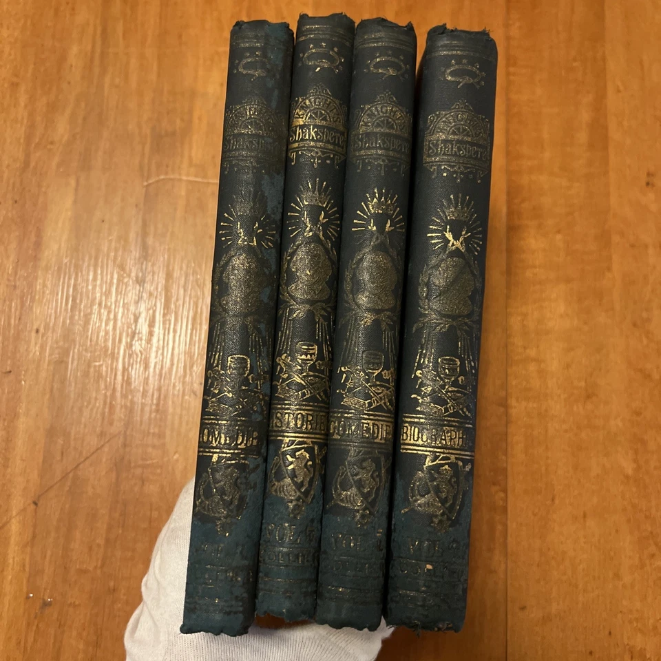 Pictorial Ed. Works of Shakespeare A Biography. V-1 Histories V- 1, 2 Comedies - Imagem 3 de 4