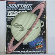 Star Trek The Next Generation GLOW IN THE DARK SATURN 11" x 8"