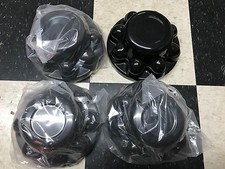 4 Black Trailer Wheel Hub Cap Covers Sharp 16 1316 8h Rims Qt765bhn
