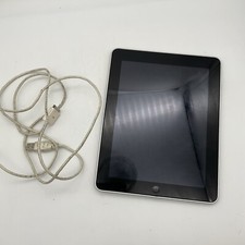Apple iPad 1st Generation Model A1219 2010 Silver/Black 32 GB 9.7" Tablet FPO