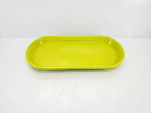 BREAD PLATTER UTILITY TRAY lemongrass FIESTA WARE 12" new
