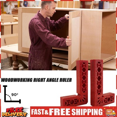 Portable Positioning Fixture Panel Corner Clip 90 Degree Right Angle Clamp Ruler