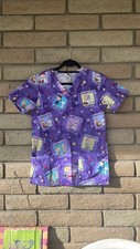 peanuts snoopy scrub top Xs Purple