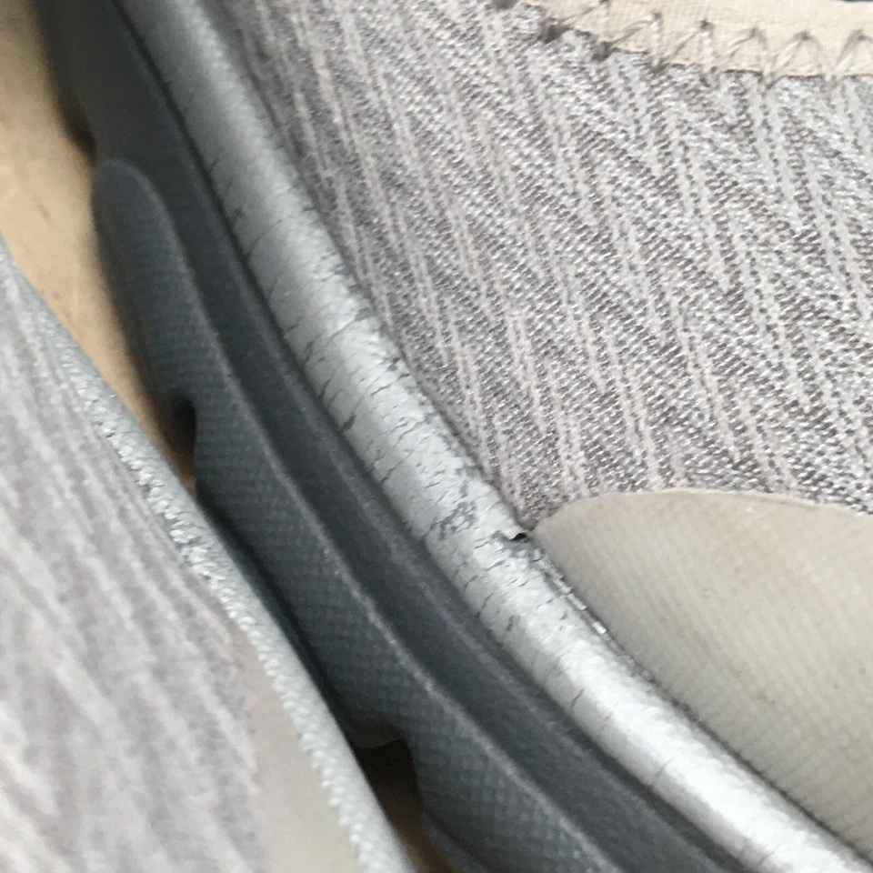 Zapatos Bzees para mujer 8,5 M paseo marítimo deportivos cómodos Mary Jane planos tela gris Foto 4 de 4