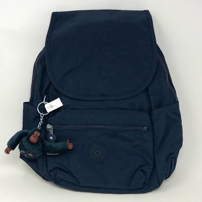 Kipling KI1945 4DX Ezra Backpack, Size S - Blue Tonal
