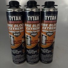 TYTAN Professional Fire Block Extreme Foam Sealant 24 oz 3 Cans 