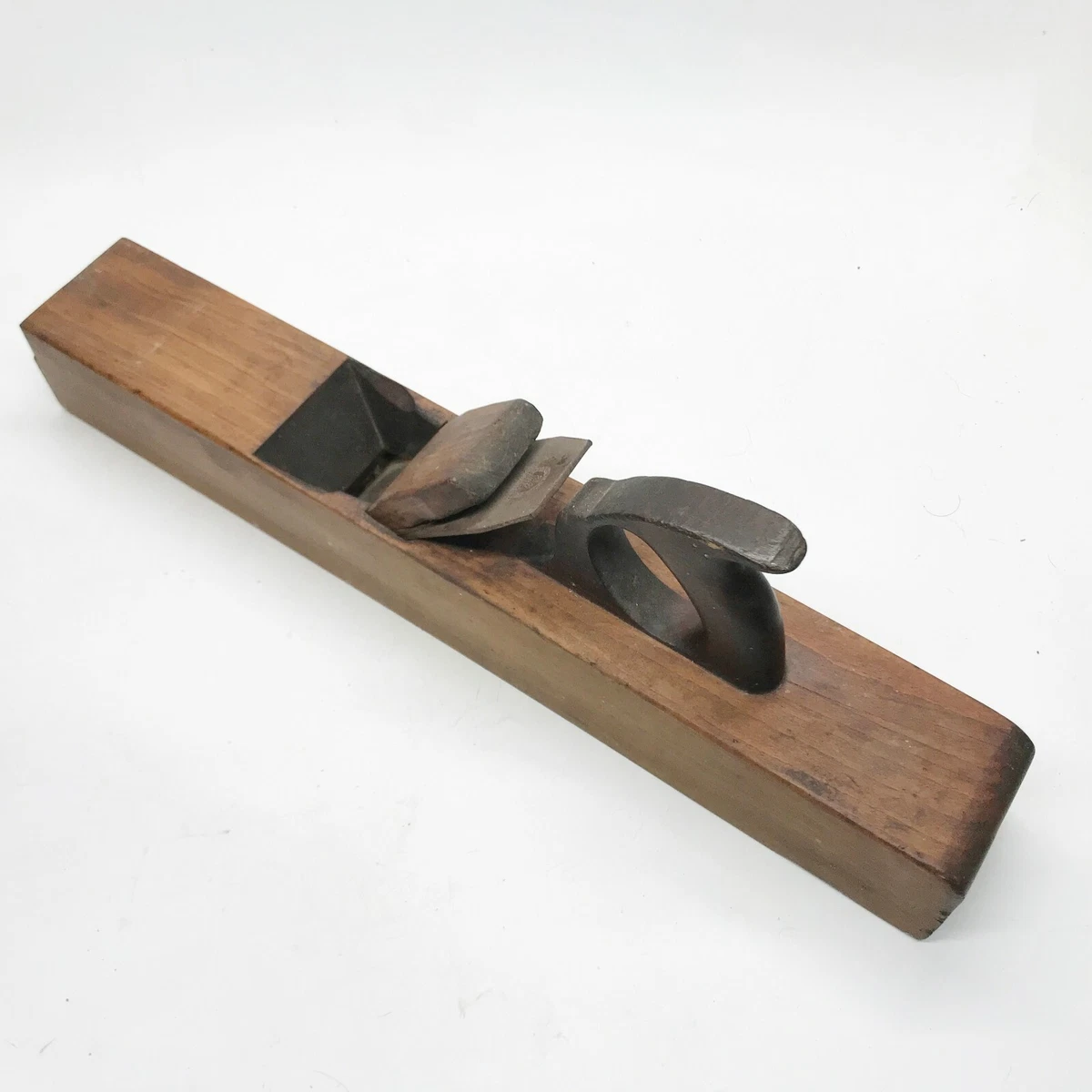 ANTIQUE VINTAGE HUGE MONSTER HEAVY WOOD WOODEN I SORBY PLANE ADVERTISING SHOP