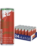 Red Bull Energy Drink, Watermelon, Red Edition, 8.4 fl oz (24 Pack)