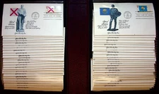 Fleetwood Flags Of The 50 States First Day Cover Collection 1976 W/Binder