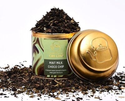 OH CHA - Mint Chocolate Flavoured Tea with Cocoa nibs and Chocolate Flavor.