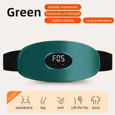 FETT Weg! Abnehmen Bauchgurt Massagegerät Abnehmen Fettverbrennung Celulite Grün
