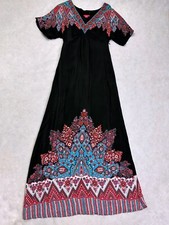 Size 8 Monsoon boho long maxi dress hippie patterned
