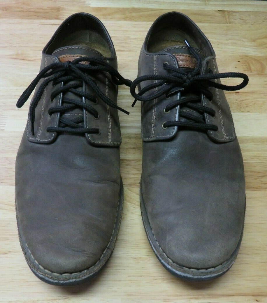 RARE Tommy Bahama Gilford Mens 9M Brown Leather Casual Derby Oxfords Brazil Shoe Tommy Bahama Oxfords & Derbys for Men on Sale up to 90% Off  main image 2