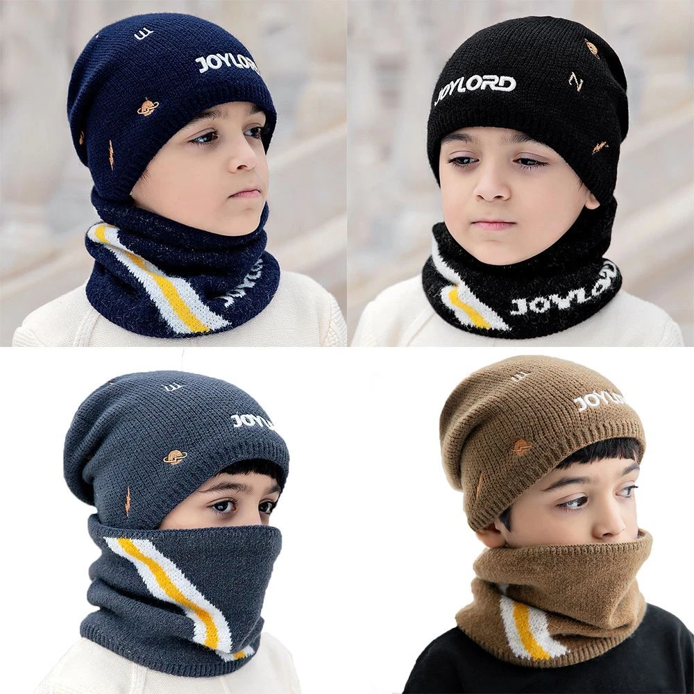 Childrens navy hat and sale scarf