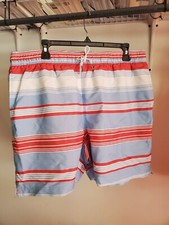 NWOT Lands' End Mens 6 Inch Volley Swim Trunk Shorts Size Medium 40 3C292