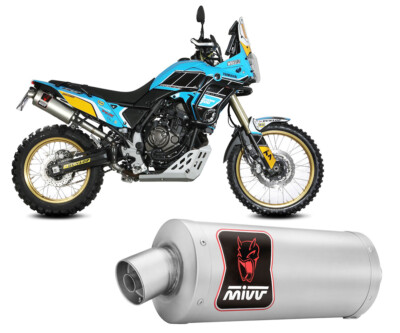 Auspuff exhaust MIVV Dakar Edelstahl Yamaha Tenere 700 World raid 2022   2024