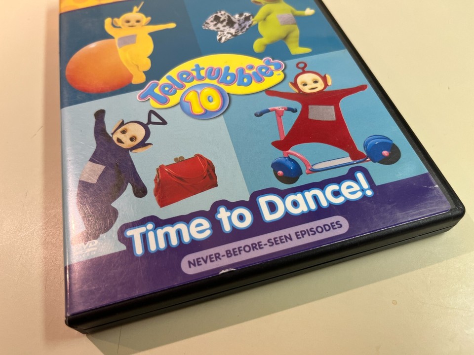 Teletubbies 10 Time to Dance DVD, PBS Kids, Read for Contents