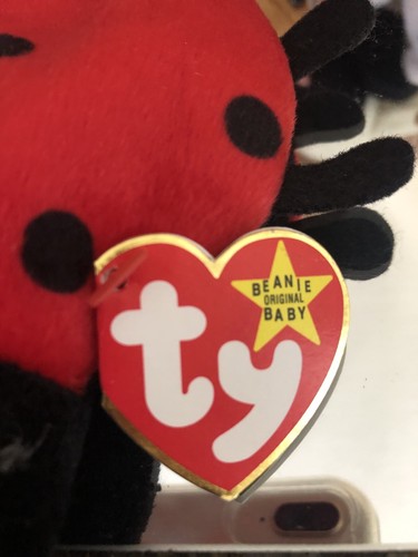 TY Beanie Baby - LUCKY the Ladybug (5 inch) - MWMTs Stuffed Animal Toy - 第 2/4 張圖片