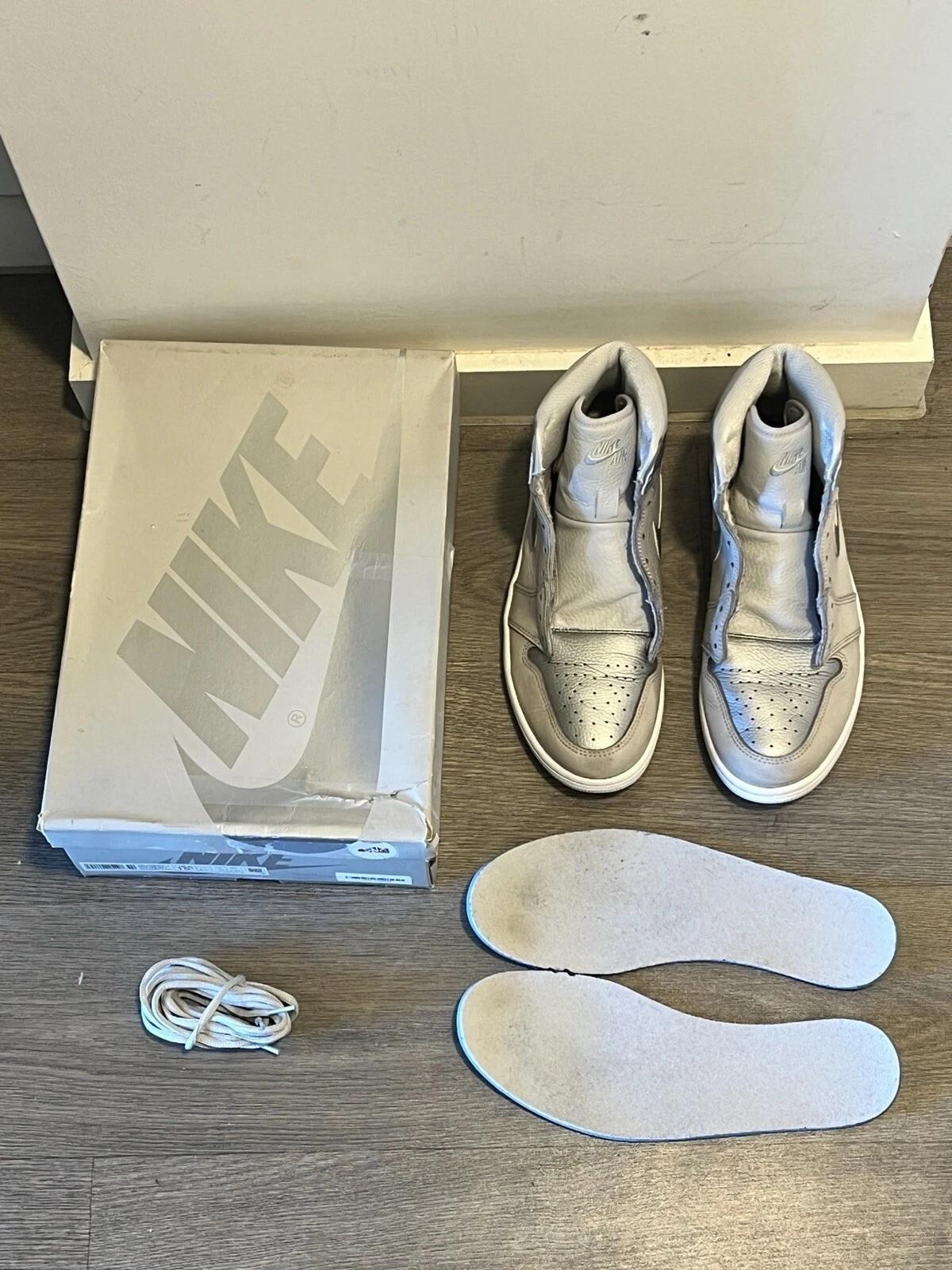 Air Jordan 1 CO.JP 2001 argento metallizzato Regno Unito 9 5